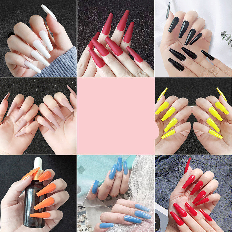 Matte Matte Super Long Ballet Nail Collection - style: 1 Style