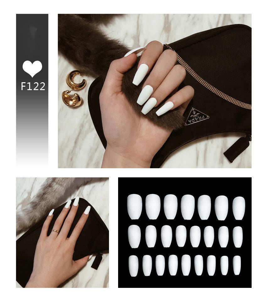 Matte Matte Super Long Ballet Nail Collection - style: 1 Style