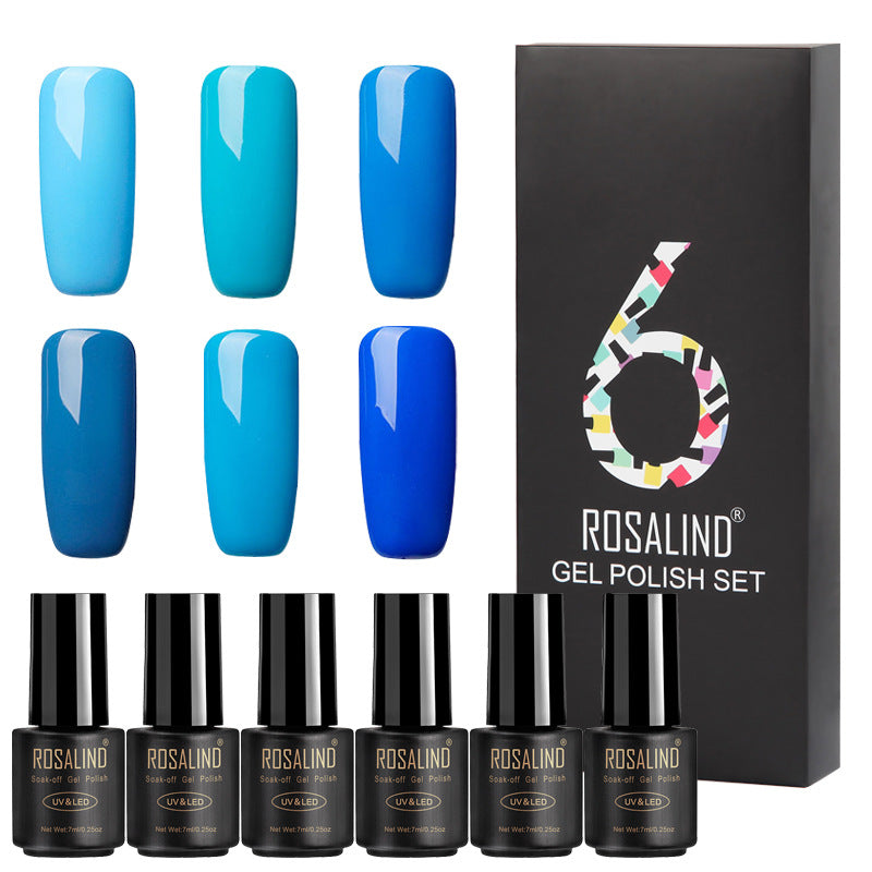 Color: 1 series - Fine nail polish 6 bottles