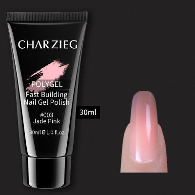 Color: Jade powder - Speed extended crystal model painless crystal glue