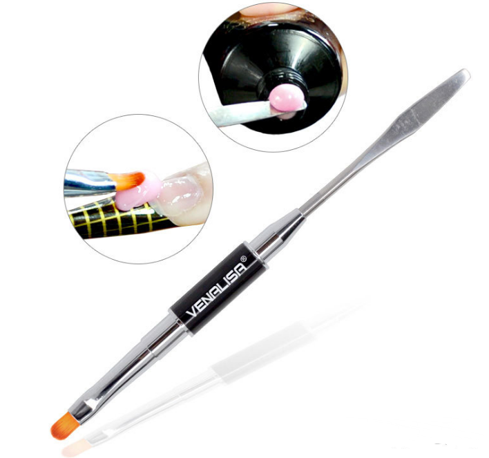 Venalisa Poly Nail Gel Kit Nail Fesign Builder Nail Gel Acrylic Transparent Crystal Coumuflage Set Nail Extend Jelly Gel Polish - style: Nail pen