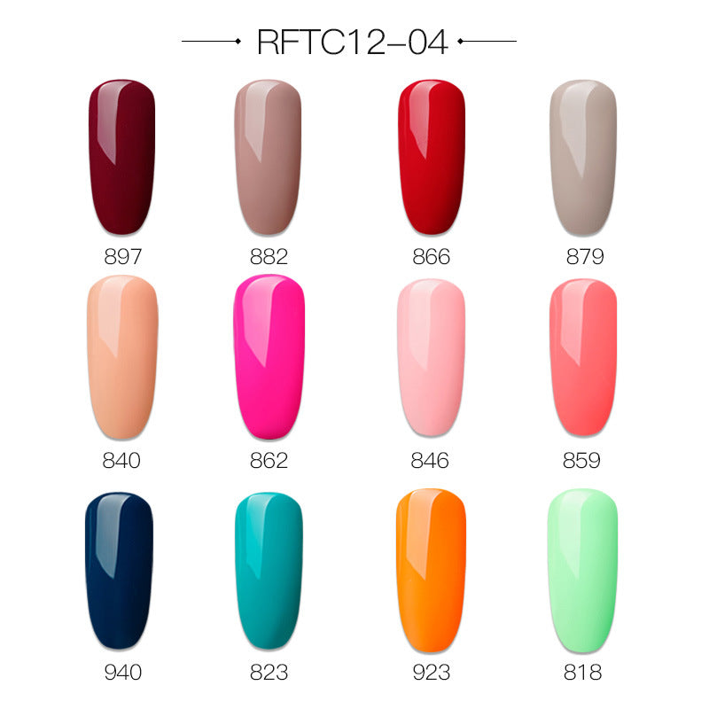 Color: 4style - Painted rubber 12 sets