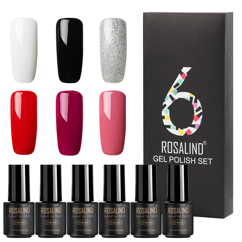 Color: 10 series - Fine nail polish 6 bottles