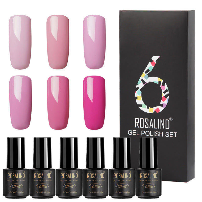 Color: 3 series - Fine nail polish 6 bottles