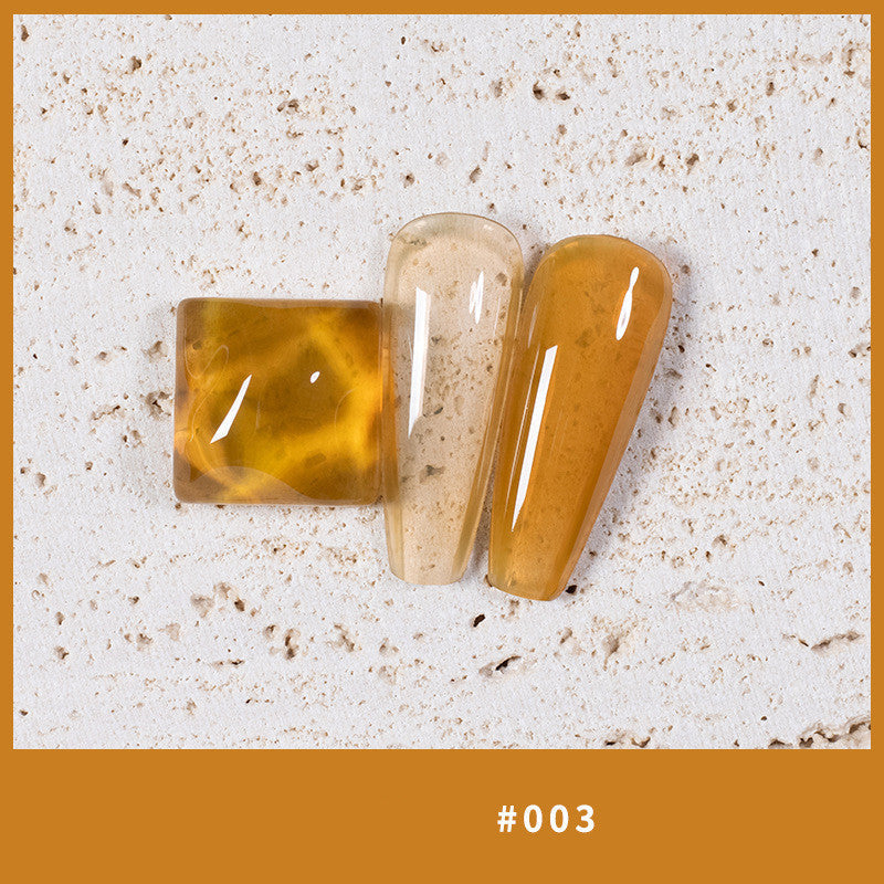 Color: style 3 - 9 Colors Amber Set UV Gel Nail Polish Ice Penetration Soak Off Shining