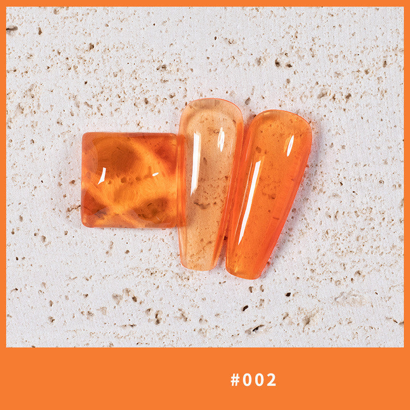 Color: style 2 - 9 Colors Amber Set UV Gel Nail Polish Ice Penetration Soak Off Shining