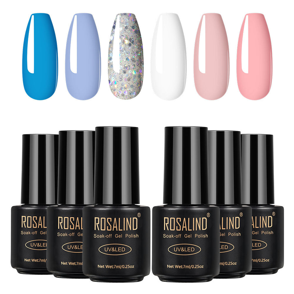 Color: 13 series - Fine nail polish 6 bottles