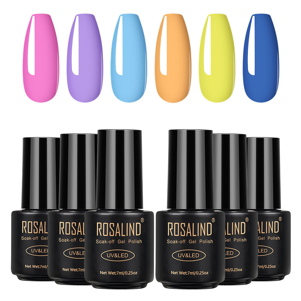 Color: 16 series - Fine nail polish 6 bottles