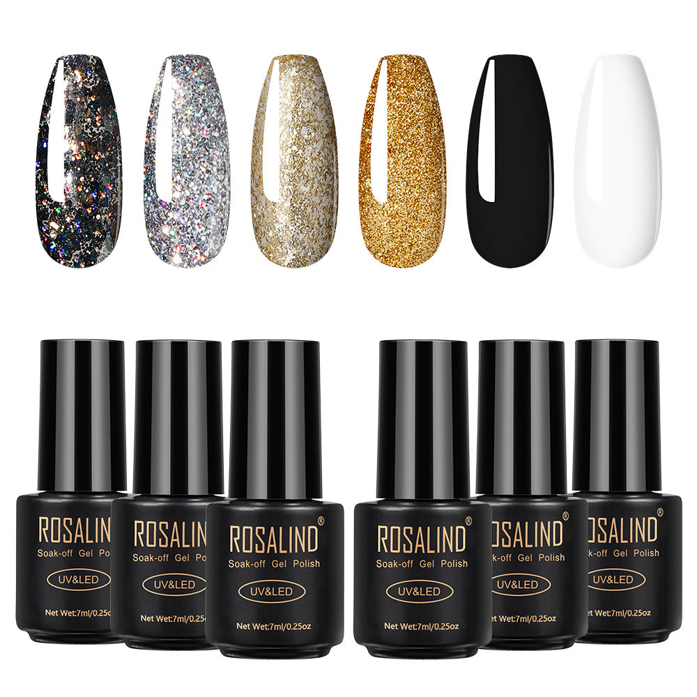 Color: 17 series - Fine nail polish 6 bottles