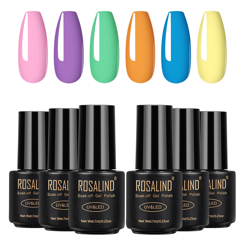 Color: 14 series - Fine nail polish 6 bottles