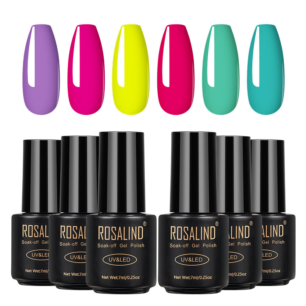 Color: 19 series - Fine nail polish 6 bottles