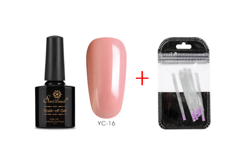 Color: Purple+YC16 style - Light and fast extension of liquid gel gel
