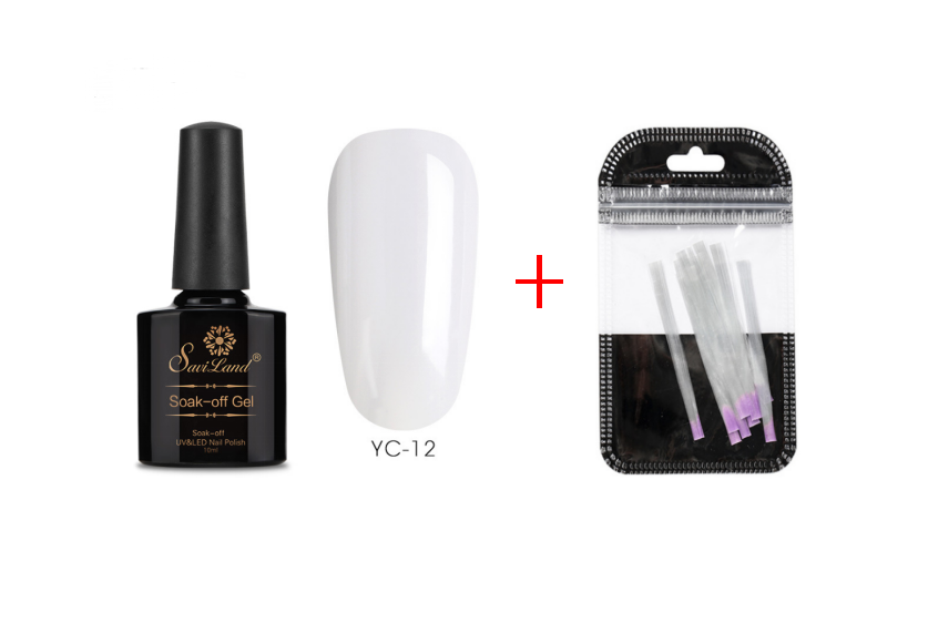 Color: Purple +YC12 style - Light and fast extension of liquid gel gel