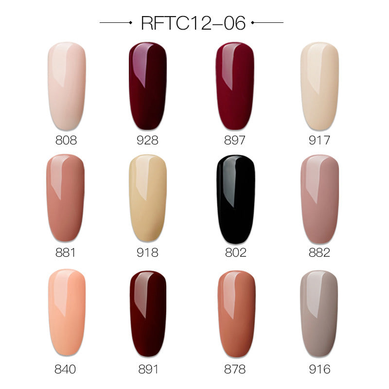 Color: 6style - Painted rubber 12 sets