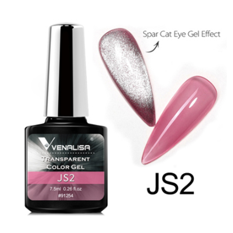 Color: JS2 color - VENALISA Spar Cat-eye Nail Polish Gel Nail Mix