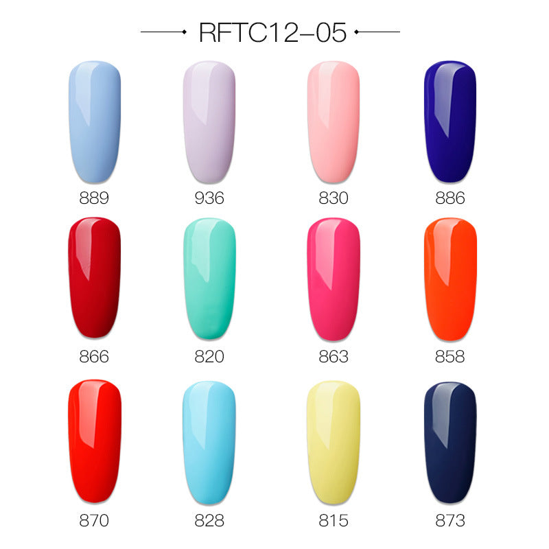 Color: 5style - Painted rubber 12 sets