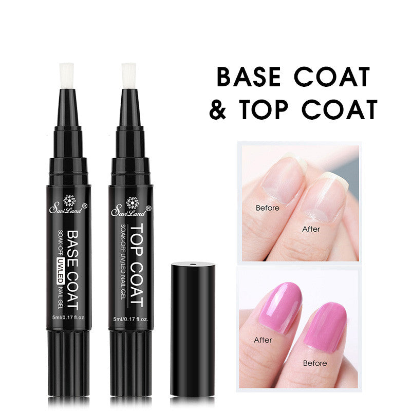 Style: Top and Base Coat - Nail polish pen