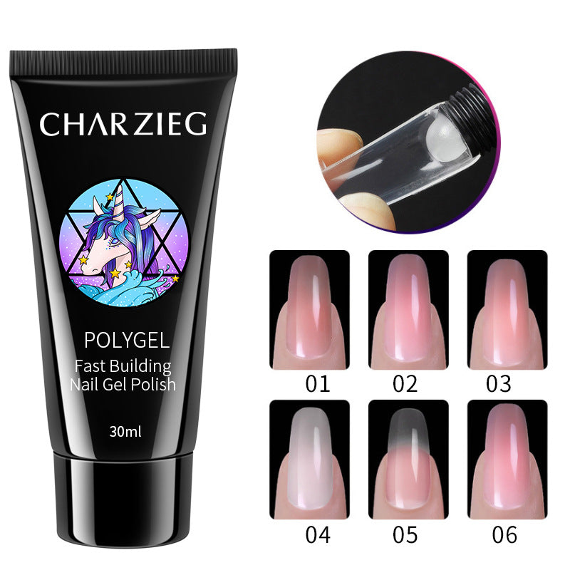 Color: Cinnamonn Suit - Speed extended crystal model painless crystal glue