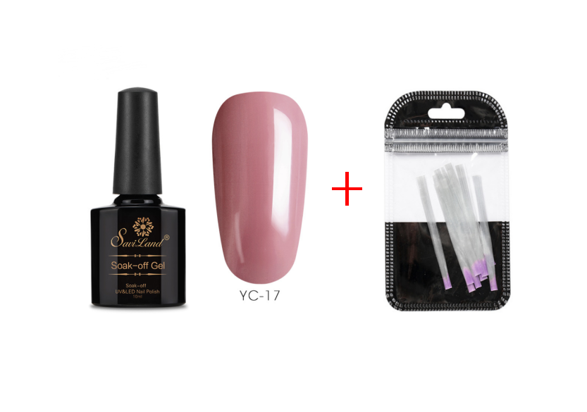 Color: Purple+YC17 style - Light and fast extension of liquid gel gel