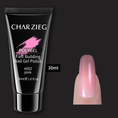 Color: Transparent powder - Speed extended crystal model painless crystal glue