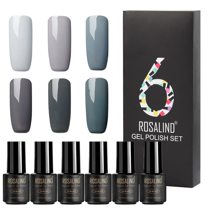Color: 2 series - Fine nail polish 6 bottles