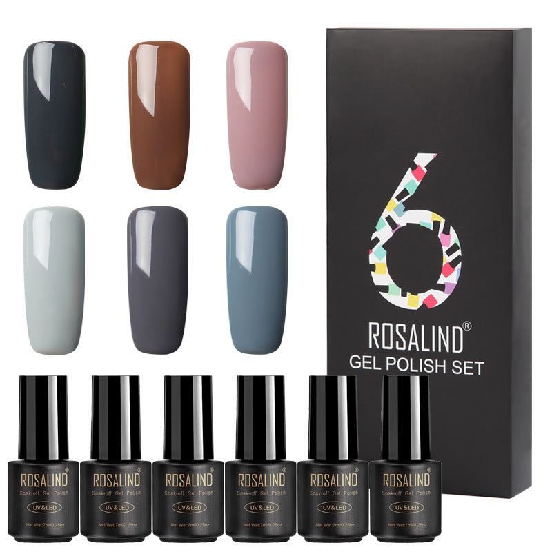 Color: 9 series - Fine nail polish 6 bottles