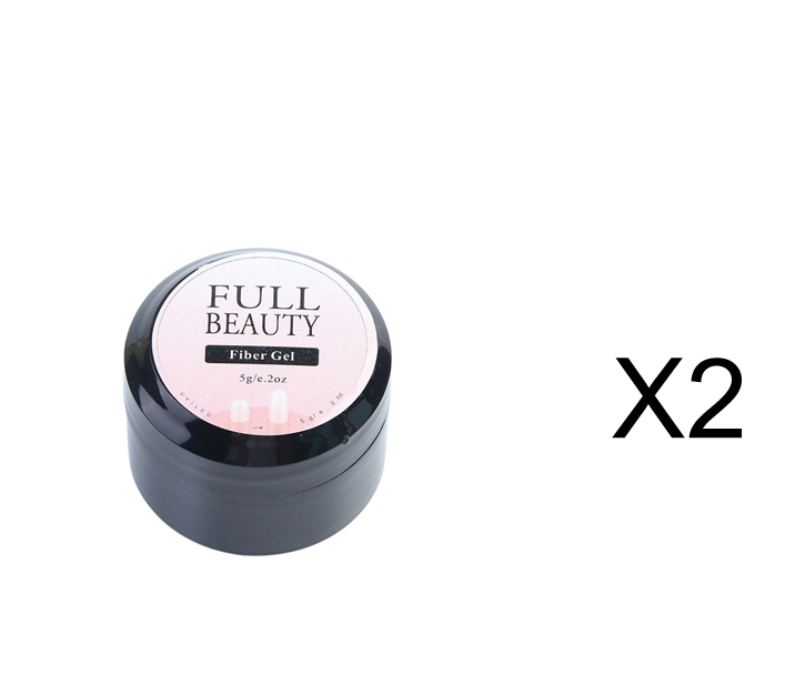 Specification: 2X5ml - Fiber extension rubber reinforcement repair nail polish