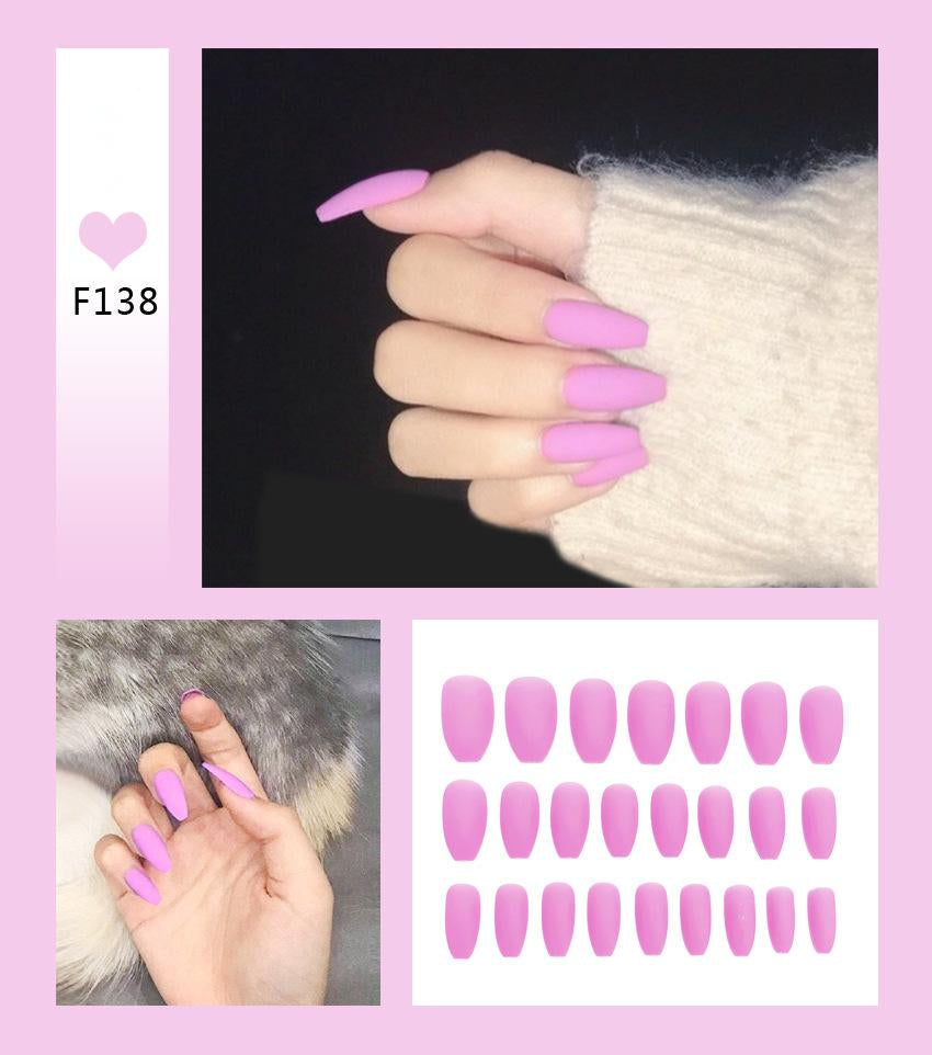 Matte Matte Super Long Ballet Nail Collection - style: 17 Style