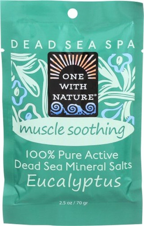 One With Nature O.W.N. Dead Sea Mineral Salts, Muscle Soothing, Eucalyptus (6X2.5 OZ)